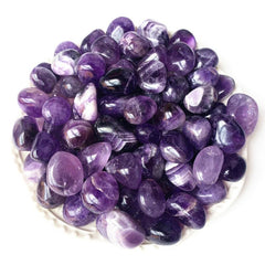 2LB 100g Amethyst Tumbled Polished Stones