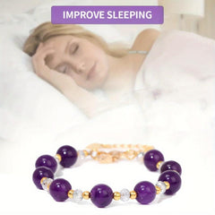 Natural Amethyst Hand Bracelet Energy Stone Bracelet Women's Bracelet