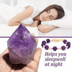 Natural Amethyst Hand Bracelet Energy Stone Bracelet Women's Bracelet