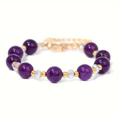 Natural Amethyst Hand Bracelet Energy Stone Bracelet Women's Bracelet