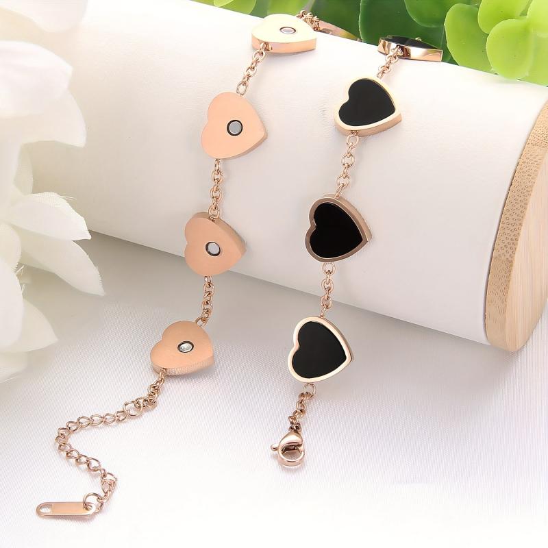 Love Heart Magnetic Bracelet for Women Mother of Pearl Shell Neodymium Magnets