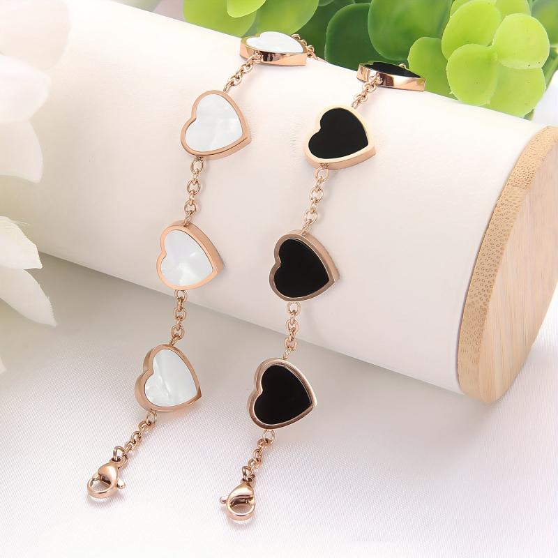 Love Heart Magnetic Bracelet for Women Mother of Pearl Shell Neodymium Magnets