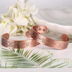 Copper Magnetic Bracelet Women Tree Of Love Ultra Magnet Adjustable