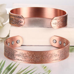 Copper Magnetic Bracelet Women Tree Of Love Ultra Magnet Adjustable