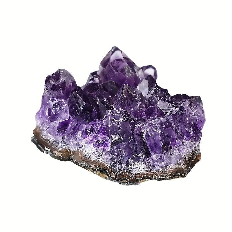 2pcs Amethyst Cluster Geode 100g Set Decorate Room with Beauty & Energy