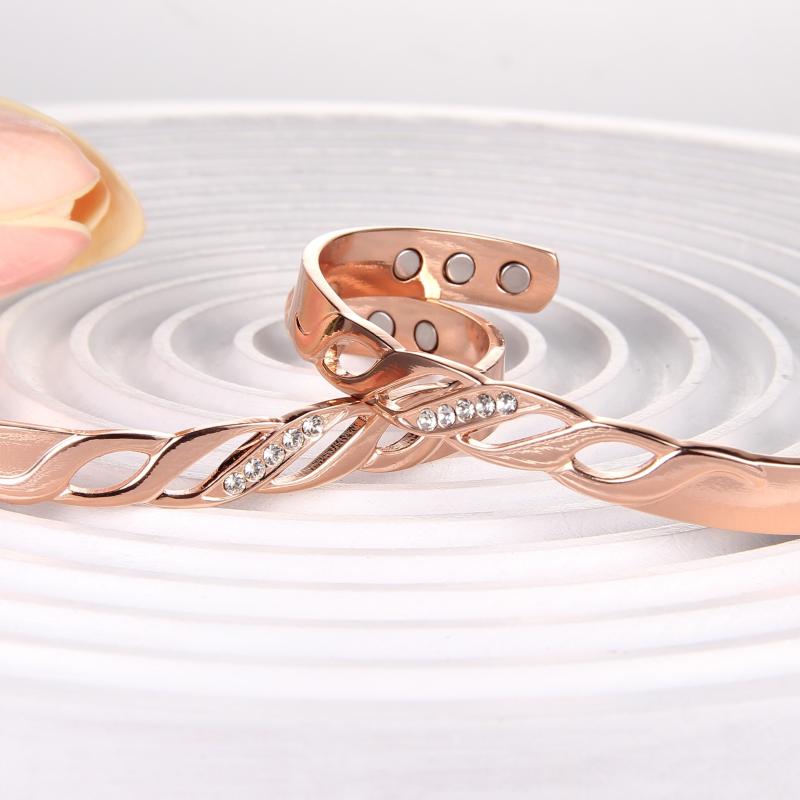Women Copper Bracelet Ultra Strength Magnet Copper Magnetic Bracelets For Women