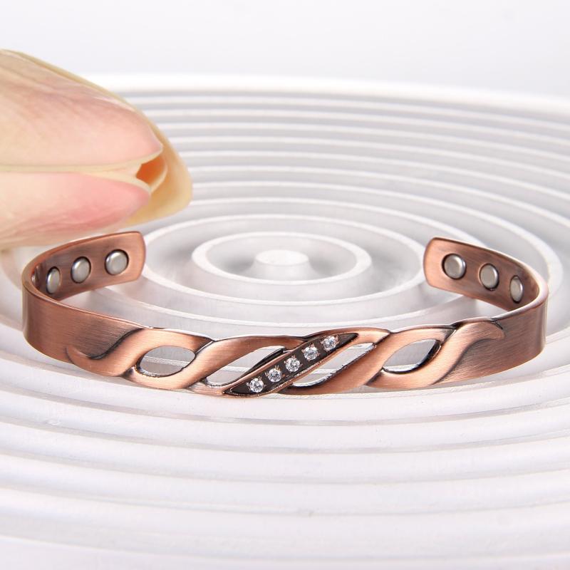 Women Copper Bracelet Ultra Strength Magnet Copper Magnetic Bracelets For Women