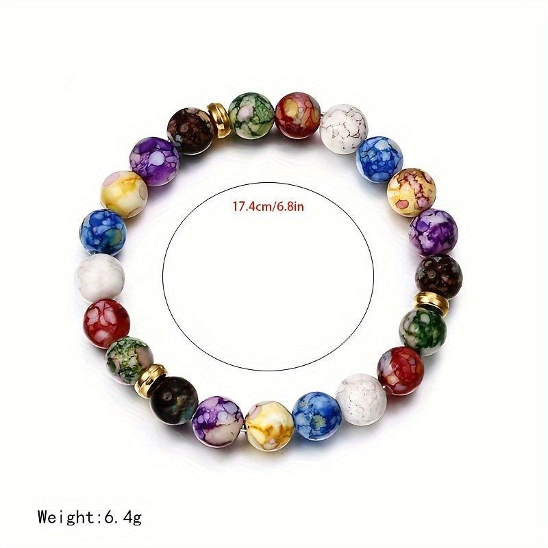 Yoga Bracelet Crystals Natural Gemstones Beads Bangle