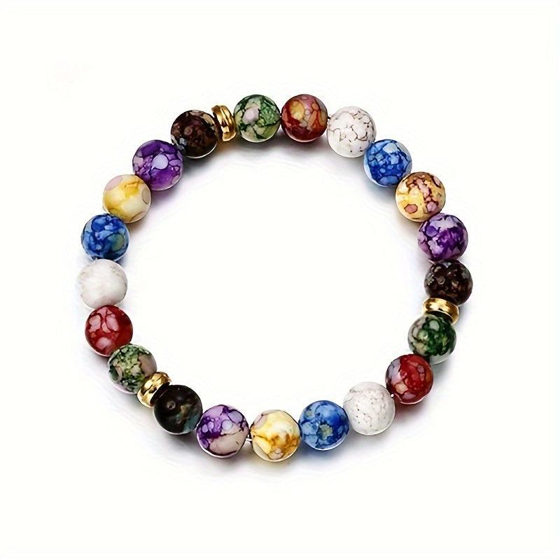 Yoga Bracelet Crystals Natural Gemstones Beads Bangle