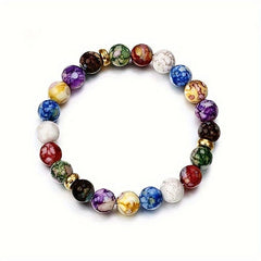 Yoga Bracelet Crystals Natural Gemstones Beads Bangle