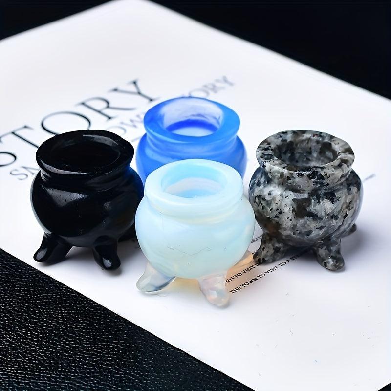 1pc Crystal Carving Mini Gift Crystal Statue Bare Stone Healing Stone