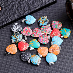 Bulk Random Healing Crystals Gemstone Pendant for DIY Necklace Making