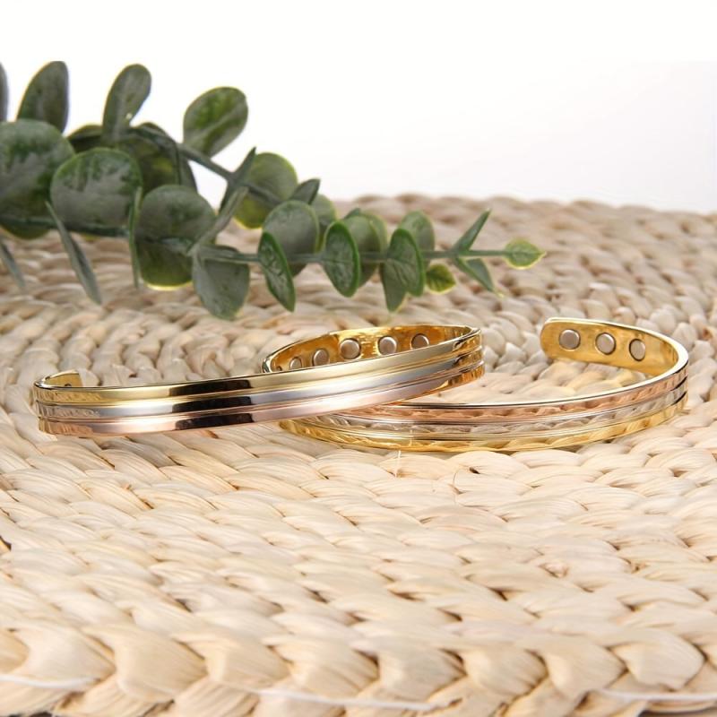 Copper Magnetic Bracelet for Men Women - Solid Copper Jewelry