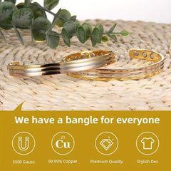 Copper Magnetic Bracelet for Men Women - Solid Copper Jewelry