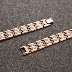 Copper Men's Magnetic Bracelet Adjustable Size Copper Jewelry Gift