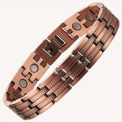 Copper Men's Magnetic Bracelet Adjustable Size Copper Jewelry Gift