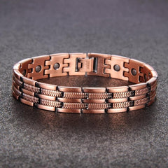Copper Men's Magnetic Bracelet Adjustable Size Copper Jewelry Gift