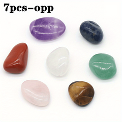 7pcs Natural Crystal 7 Chakras Gemstone Set Healing Stone Yoga Balance Energy