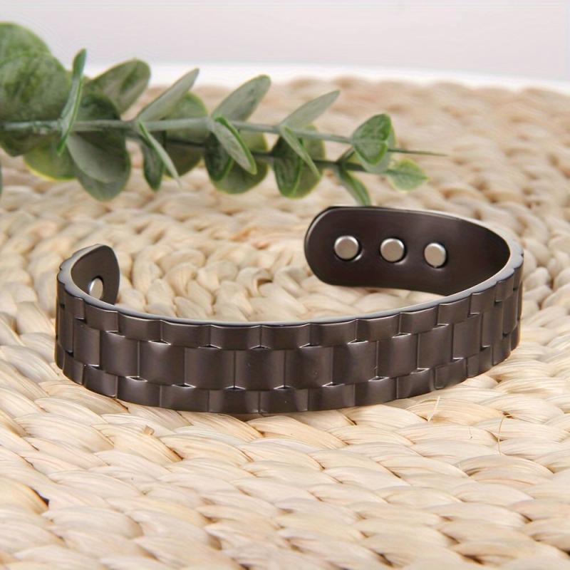Men's Copper Magnetic Bracelet Cuff Bangle Gift