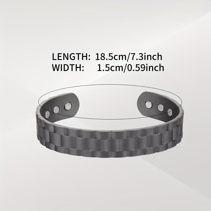 Men's Copper Magnetic Bracelet Cuff Bangle Gift