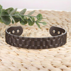 Men's Copper Magnetic Bracelet Cuff Bangle Gift