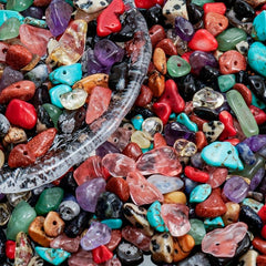 5 8mm Natural Crystal Macadam Beads for Jewelry Making & Reiki Healing