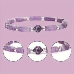 Amethyst Energy Bracelet for Women Yoga Purify Bracelet