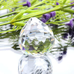 Clear Crystal Ball Prism Sun Catcher Pendant for Windows Wedding Shower Brides