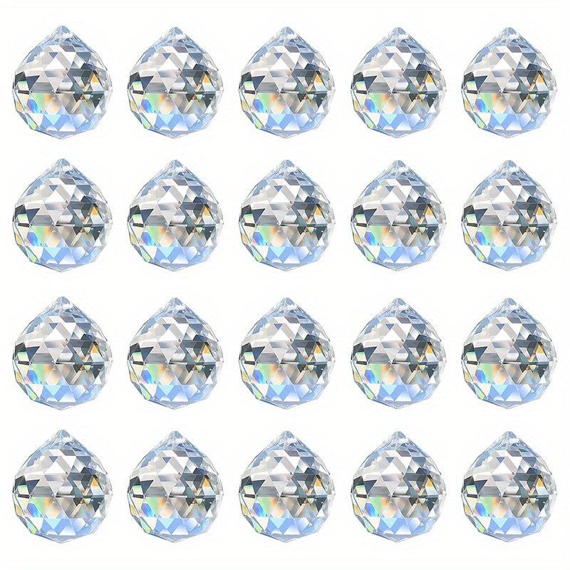 Clear Crystal Ball Prism Sun Catcher Pendant for Windows Wedding Shower Brides