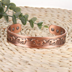 Magnetic Copper Bracelet With 6 Magnets For Men Adjustable Jewelry