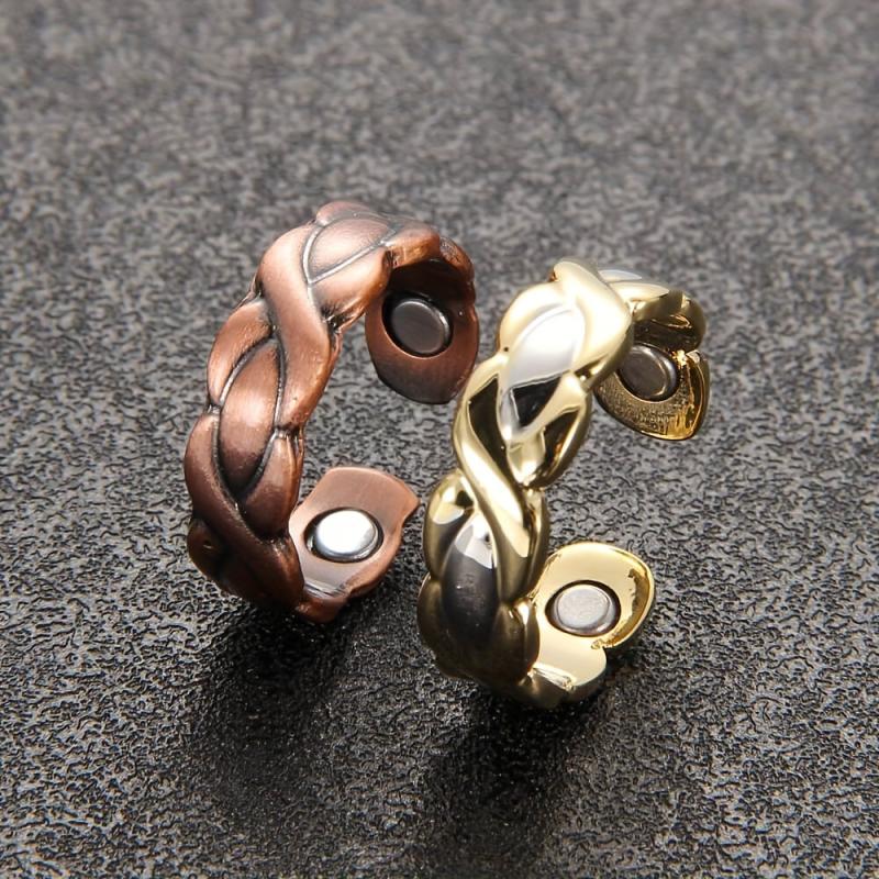 Magnetic Copper Ring for Women 99.99% Pure Copper