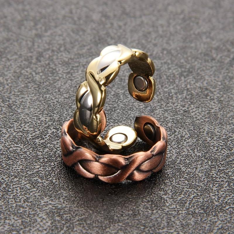 Magnetic Copper Ring for Women 99.99% Pure Copper