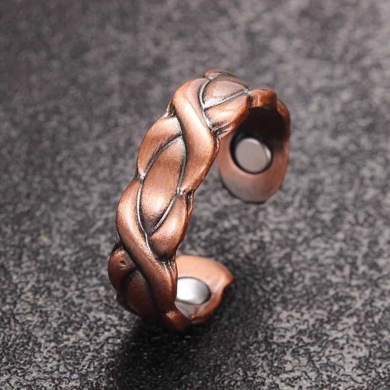 Magnetic Copper Ring for Women 99.99% Pure Copper