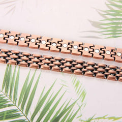 Men's Magnetic Copper Bracelet Detox Ultra Strength Jewelry
