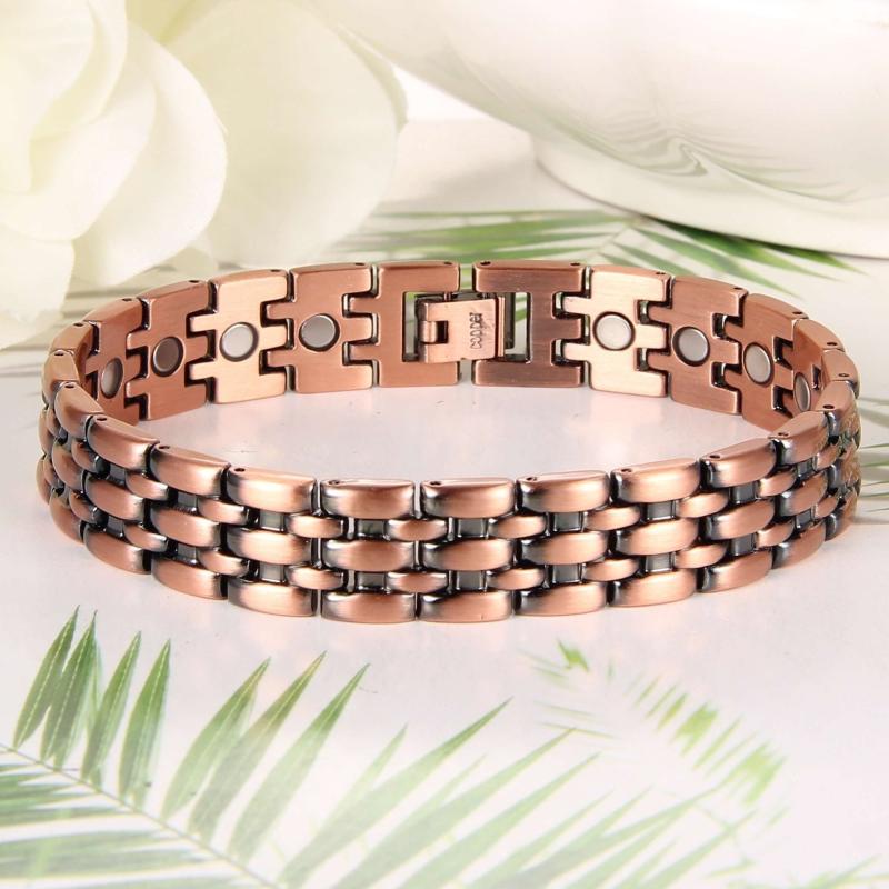 Men's Magnetic Copper Bracelet Detox Ultra Strength Jewelry
