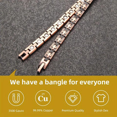 1pc Magnetic Copper Anklets for Women 99.99% Pure Copper with Magnets