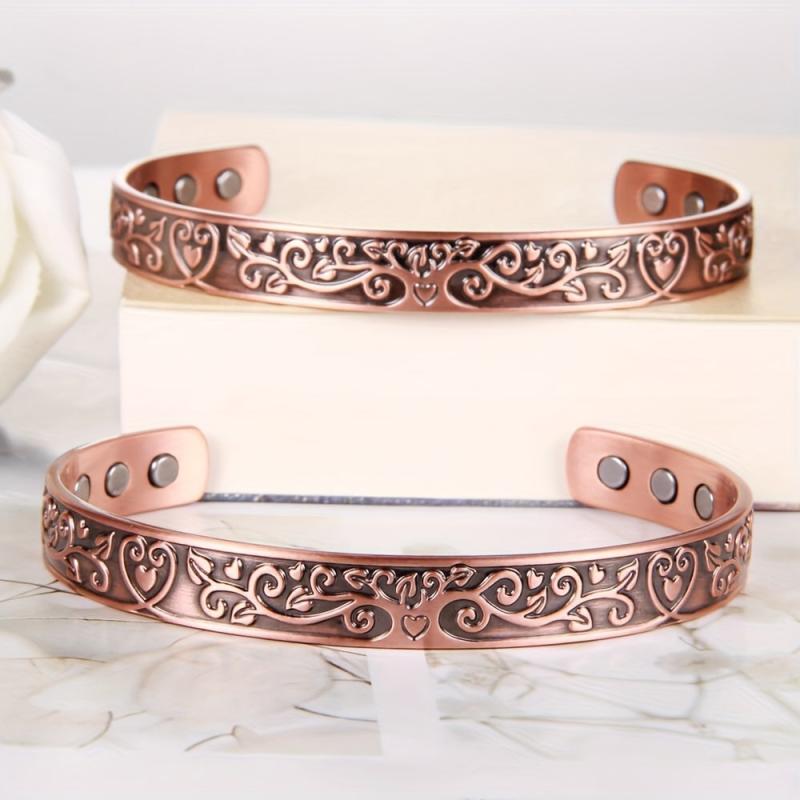 Copper Bracelet For Women Magnetic Magnet Brazaletes Copper Magnetic Gift