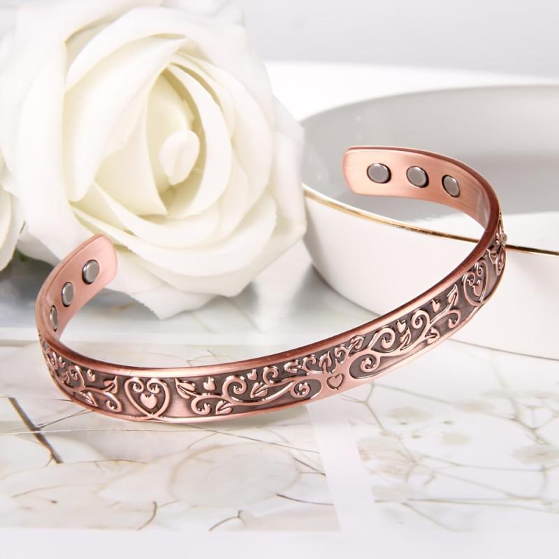 Copper Bracelet For Women Magnetic Magnet Brazaletes Copper Magnetic Gift