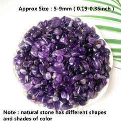 Natural Amethyst Crystal Chips Polished Stones 50g 100g