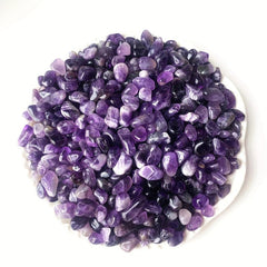 Natural Amethyst Crystal Chips Polished Stones 50g 100g