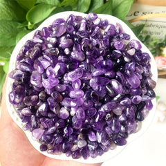 Natural Amethyst Crystal Chips Polished Stones 50g 100g