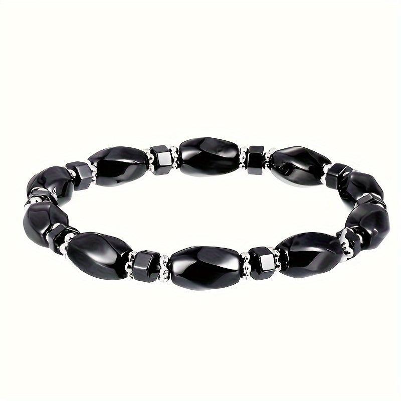 Hematite Magnetic Bead Bracelet Improve Magnetic Field Luck Blood Circulation