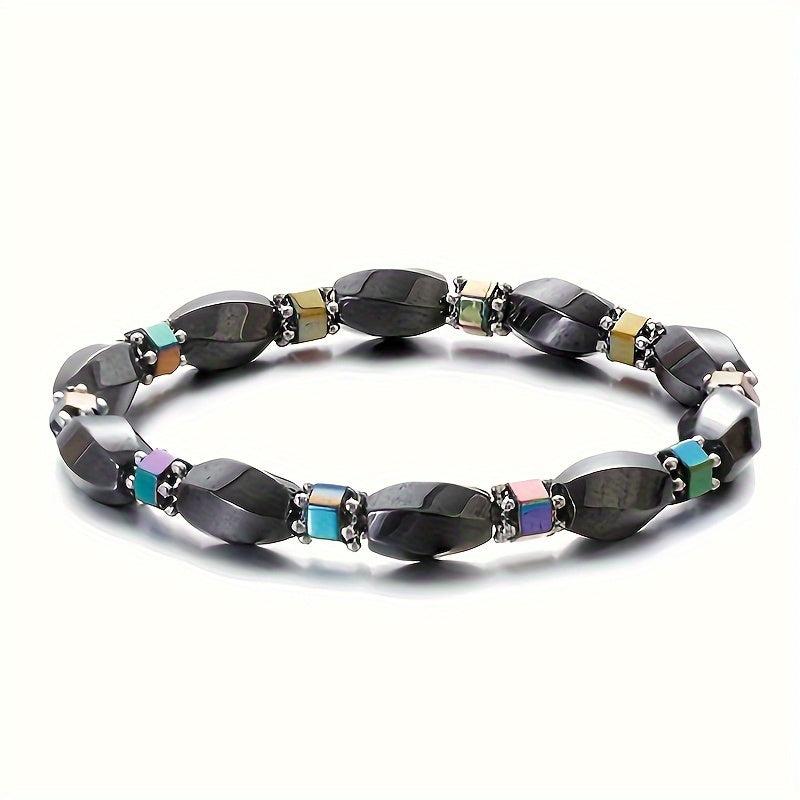 Hematite Magnetic Bead Bracelet Improve Magnetic Field Luck Blood Circulation