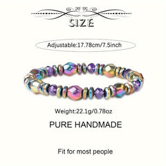 Hematite Magnetic Bead Bracelet Improve Magnetic Field Luck Blood Circulation
