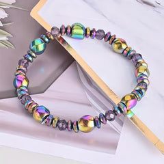 Hematite Magnetic Bead Bracelet Improve Magnetic Field Luck Blood Circulation