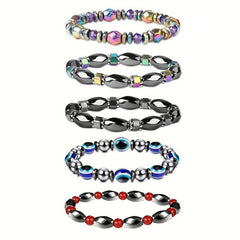 Hematite Magnetic Bead Bracelet Improve Magnetic Field Luck Blood Circulation