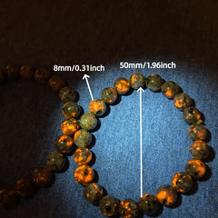 8mm Natural Gemstone Bead Bracelet Energy Crystal Reiki