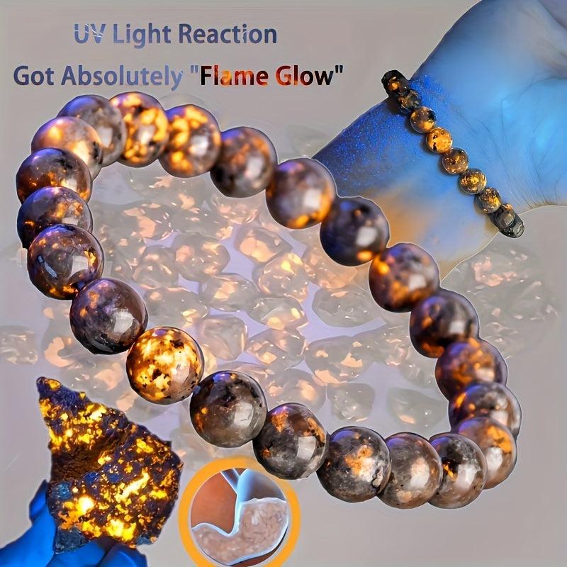 8mm Natural Gemstone Bead Bracelet Energy Crystal Reiki