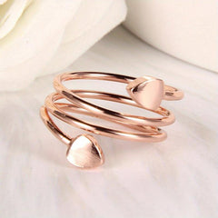 Healifty Copper Magnetic Ring for Women - Fingers Thumb Gift