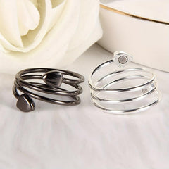 Healifty Copper Magnetic Ring for Women - Fingers Thumb Gift